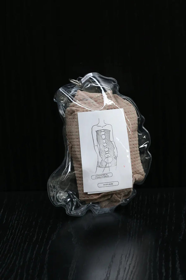 RUI R006-AW20 tube top dress dustyrose